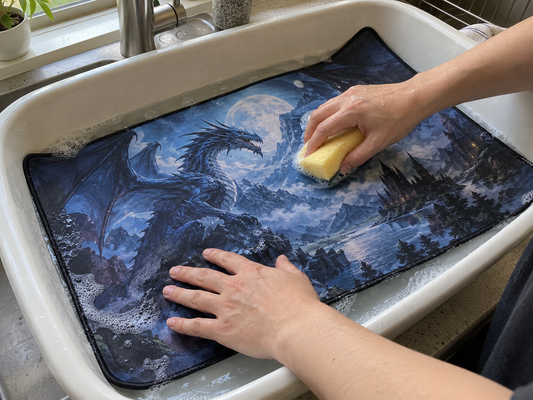 How to Clean a Playmat Without Ruining the Print